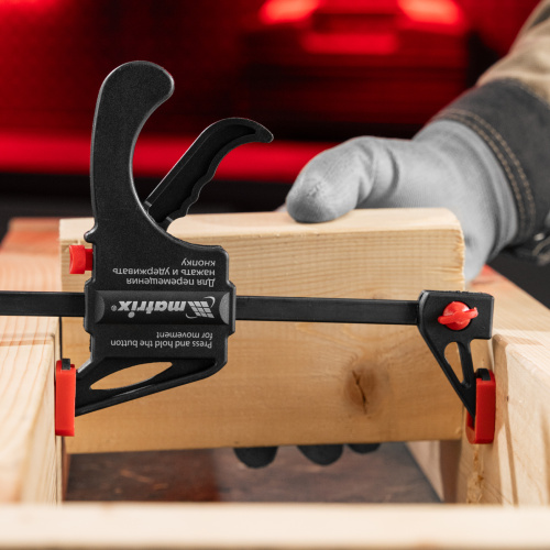 Струбцина универсальная, быстрозажимная, F-образная, 450 х 565 х 45 мм, пластиковый корпус Matrix по ценам производителя в Челябинске с доставкой по всей России