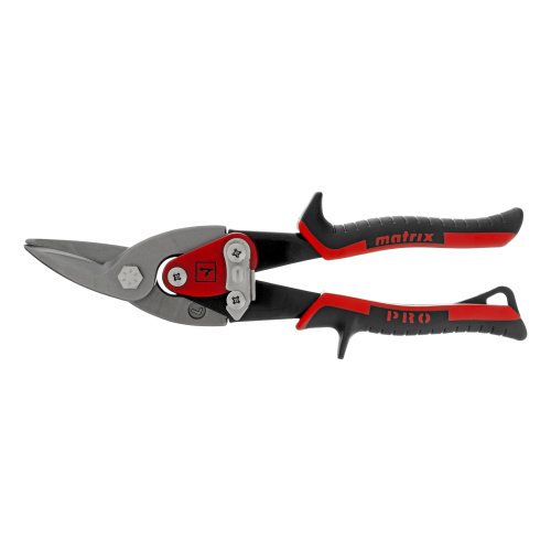 Ножницы по металлу, 250 мм, левый рез, сталь CRMO, двухкомпонентные рукоятки, PRO Matrix по ценам производителя в Челябинске с доставкой по всей России