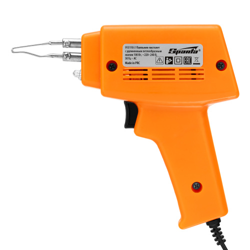 Паяльник импульсный с петлеобразным жалом, 100 Вт, 220 В Sparta по ценам производителя в Челябинске с доставкой по всей России