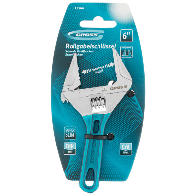 Ключ разводной, 120 мм, CrV, укороченная ручка Gross по ценам производителя в Челябинске с доставкой по всей России