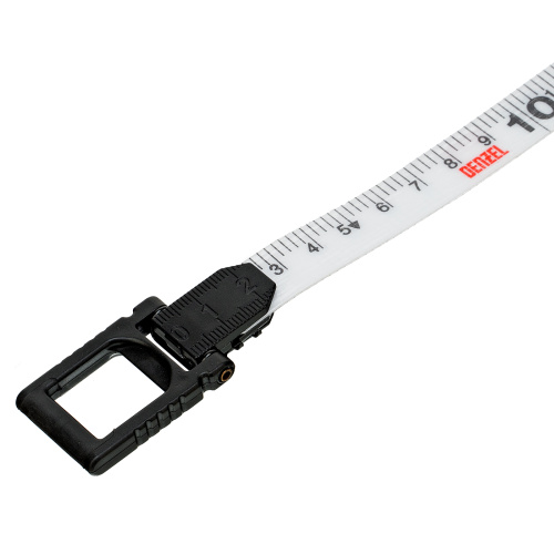 Рулетка геодезическая 30 м х 15 мм, закрытый корпус, фиберглассовая лента Denzel по ценам производителя в Челябинске с доставкой по всей России