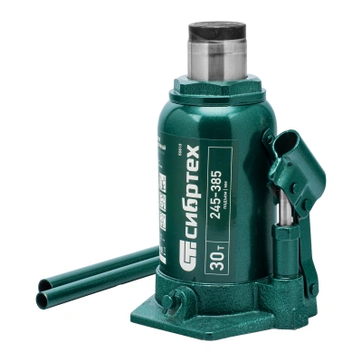 Домкрат гидравлический бутылочный, 30 т, 245-385 мм Сибртех купить в Москве с доставкой по всей России | ProtosMarket.ru