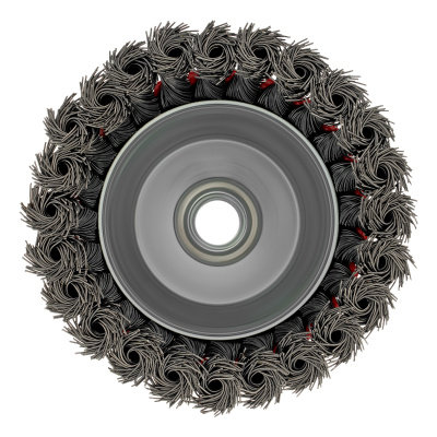 Щетка для УШМ, 100 мм, М14, "чашка", крученая проволока 0.5 мм Matrix по ценам производителя в Челябинске с доставкой по всей России