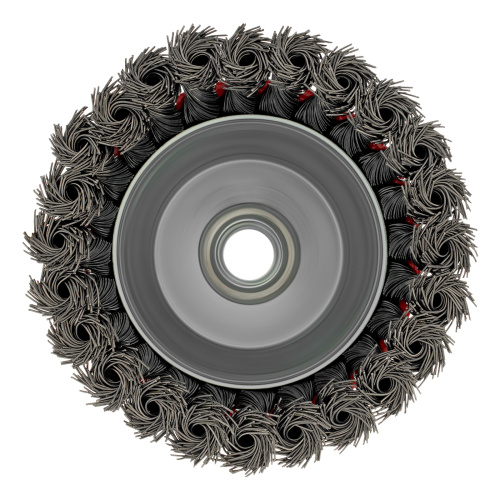 Щетка для УШМ, 100 мм, М14, "чашка", крученая проволока 0.5 мм Matrix по ценам производителя в Челябинске с доставкой по всей России