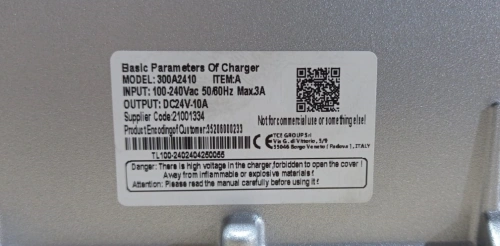 Зарядное устройство для штабелёров CDD15R-EN 24V/10A (Charger External) по ценам производителя в Челябинске с доставкой по всей России