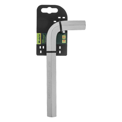 Ключ имбусовый  HEX, 19 мм, 45x, закаленный, никель Сибртех купить в Москве с доставкой по всей России | ProtosMarket.ru