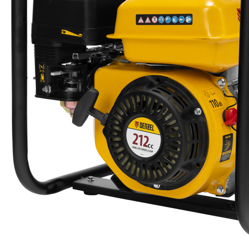 Мотопомпа бензиновая для грязной воды PX-80D7, 7 л.с., 3", 1300 л/мин, глуб 8 м,напор 30 м Denzel по ценам производителя в Челябинске с доставкой по всей России