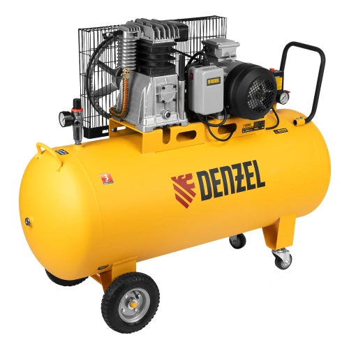 Компрессор воздушный BCI3000-T/200, ременный привод , 3.0 кВт, 200 литров, 530 л/мин Denzel по ценам производителя в Челябинске с доставкой по всей России
