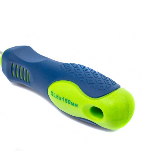 Отвертка, SL8 х 150 мм, CrV, двухкомпонентная рукоятка Сибртех по ценам производителя в Челябинске с доставкой по всей России