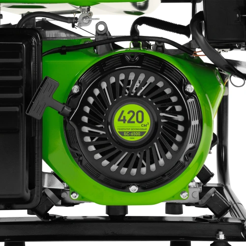 Генератор бензиновый БС-6500, 5.5 кВт, 230В, четырехтактный, 25 л, ручной стартер Сибртех по ценам производителя в Челябинске с доставкой по всей России