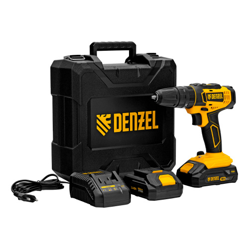 Дрель-шуруповерт аккумуляторная ударная CID-18-02BM, Li-Ion, 18 В, 2 акк. Denzel по ценам производителя в Челябинске с доставкой по всей России