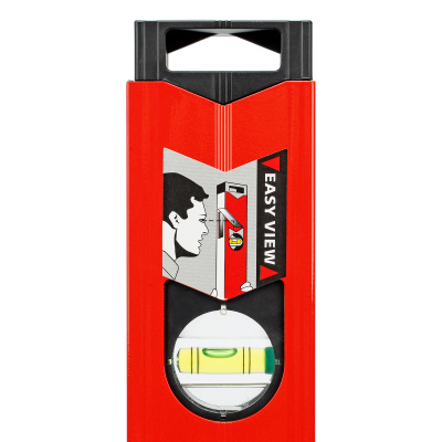 Уровень алюминиевый магнитный, 400 мм, фрезерованный, 3 глазка (1 зеркальный) усиленный Matrix по ценам производителя в Челябинске с доставкой по всей России