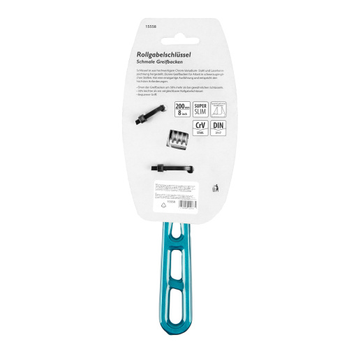 Ключ разводной 200 мм, CrV, облегченный Gross по ценам производителя в Челябинске с доставкой по всей России