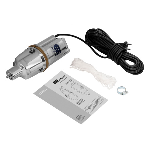 Вибрационный насос СВН300Н-10, нижний забор, 300 Вт, напор 75 м, 1200 л/ч, кабель 10 м Сибртех по ценам производителя в Челябинске с доставкой по всей России