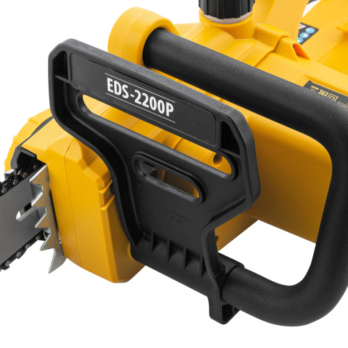 Пила цепная электрическая EDS-2200P, 2.2 кВт,поперечная, шина 45 см, шаг 3/8, паз 1.3 мм, 63 звена Denzel по ценам производителя в Челябинске с доставкой по всей России