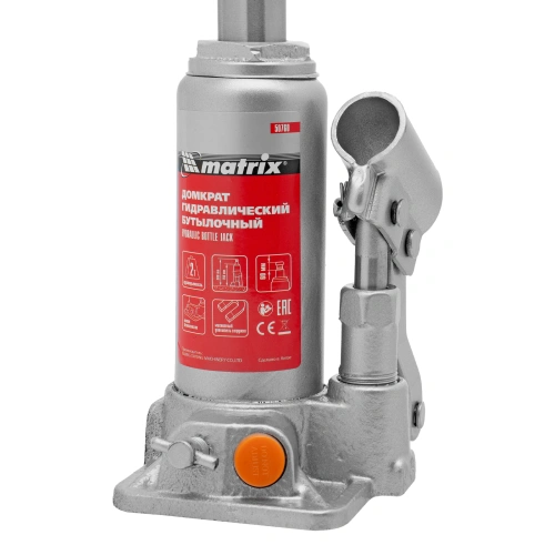 Домкрат гидравлический бутылочный, 2 т, h подъема 158-308 мм Matrix по ценам производителя в Челябинске с доставкой по всей России