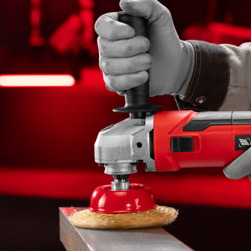 Щетка для УШМ, 100 мм, М14, "чашка", латунированная витая проволока Matrix по ценам производителя в Челябинске с доставкой по всей России