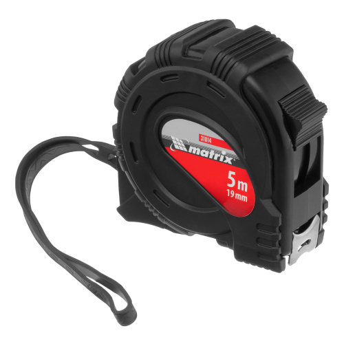 Рулетка Black,5 м х 19 мм,обрезиненный корпус Matrix по ценам производителя в Челябинске с доставкой по всей России
