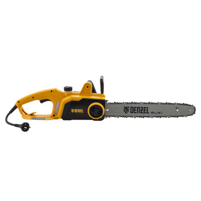 Пила цепная электрическая EDS-2000P, 2 кВт,поперечная, шина 40 см, шаг 3/8, паз 1.3 мм, 57 звеньев Denzel по ценам производителя в Челябинске с доставкой по всей России