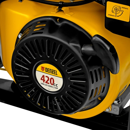 Генератор бензиновый GE 6900, 5.5 кВт, 220 В/50 Гц, 25 л, ручной старт Denzel по ценам производителя в Челябинске с доставкой по всей России