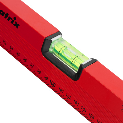 Уровень алюминиевый, 2000 мм, 3 глазка, красный, линейка Matrix по ценам производителя в Челябинске с доставкой по всей России
