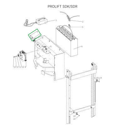 Аварийный выключатель для штабелеров SDR/SDK и SPN, для тележек SK20 по ценам производителя в Челябинске с доставкой по всей России