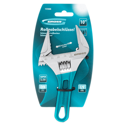 Ключ разводной, 160 мм, CrV, укороченная ручка Gross по ценам производителя в Челябинске с доставкой по всей России