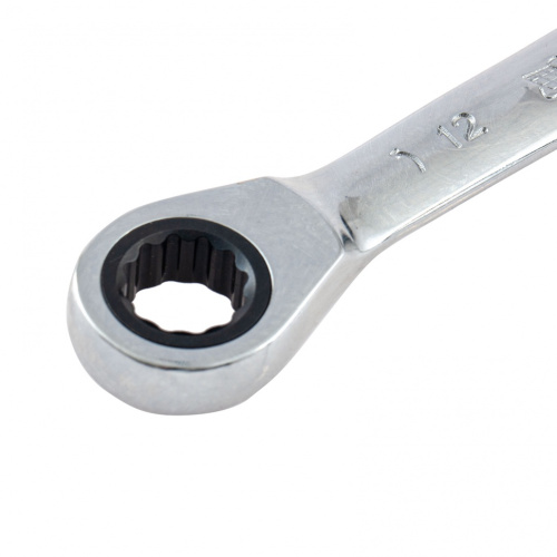 Ключ накидной трещоточный, 12 х 14мм, CrV, зеркальный хром Matrix по ценам производителя в Челябинске с доставкой по всей России