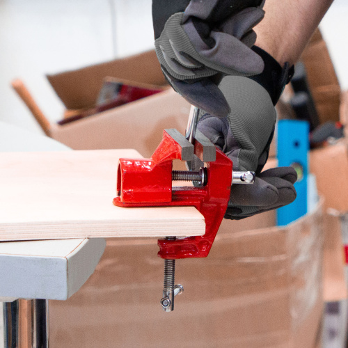 Тиски, 75 мм, крепление для стола Sparta по ценам производителя в Челябинске с доставкой по всей России