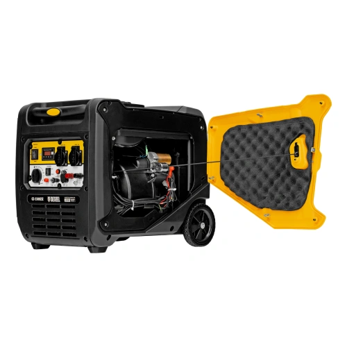 Генератор инверторный GS-5500iSE, 5,5 кВт, 230 В, закрытый корпус,электростартер Denzel по ценам производителя в Челябинске с доставкой по всей России