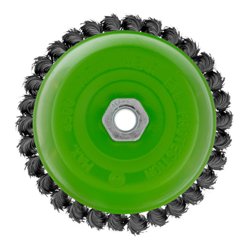 Щетка для УШМ, 150 мм, М14, "чашка", крученая проволока 0.5 мм Сибртех по ценам производителя в Челябинске с доставкой по всей России