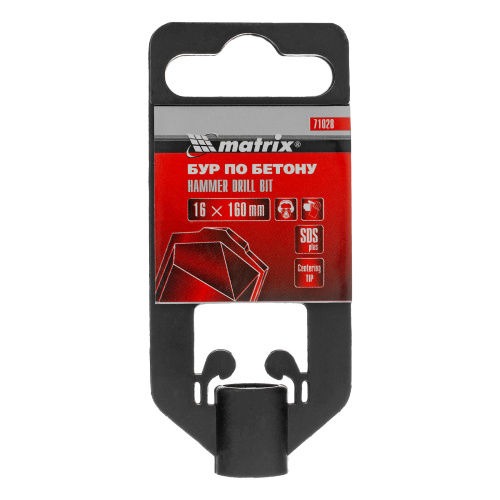 Бур по бетону, 16 х 160 мм, SDS Plus Matrix по ценам производителя в Челябинске с доставкой по всей России