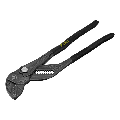 Клещи переставные, кнопочный механизм, обливные рукоятки, сантехнические, 250 мм Denzel по ценам производителя в Челябинске с доставкой по всей России