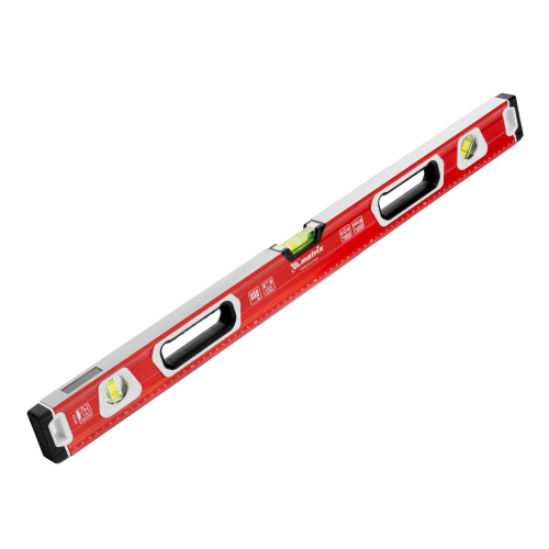 Уровень алюминиевый, магнит, фрезерованный, 3 глазка (1 зеркальный) двухкомпонентные рукоятки, 800 мм Matrix по ценам производителя в Челябинске с доставкой по всей России