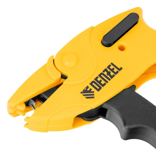 Щипцы для зачистки электропроводов, сечением 0,2-6 мм2, функция обрезания проводов Denzel по ценам производителя в Челябинске с доставкой по всей России