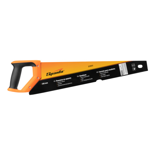 Ножовка по дереву, 500 мм, 7-8 TPI, зуб 2D, каленый зуб, двухкомпонентная рукоятка Sparta по ценам производителя в Челябинске с доставкой по всей России