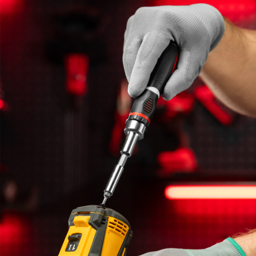 Отвертка реверсивная, набор бит, 12 шт, CrV Matrix по ценам производителя в Челябинске с доставкой по всей России