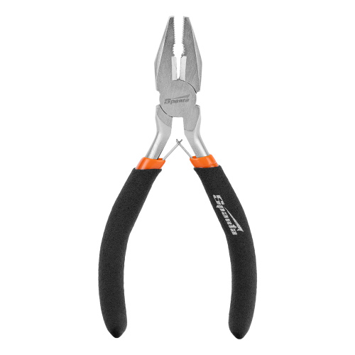 Плоскогубцы Mini, 130 мм, никелированные, авторазжим Sparta по ценам производителя в Челябинске с доставкой по всей России