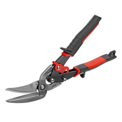 Ножницы по металлу "Piranha", 270 мм, прямой и левый проходной рез, сталь СrMo, двухкомпонентные рукоятки Gross по ценам производителя в Челябинске с доставкой по всей России