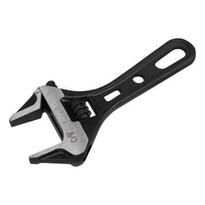 Ключ разводной 115 мм, CrV, кованый, укороченная рукоятка Denzel по ценам производителя в Челябинске с доставкой по всей России