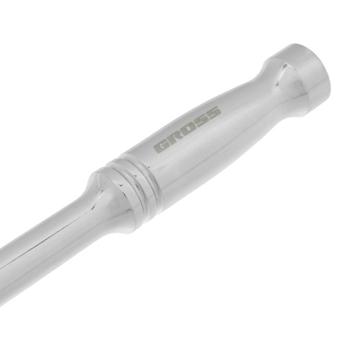 Ключ-трещотка 1/4", CrV, 120 зубьев, цельнометаллический, хром Gross по ценам производителя в Челябинске с доставкой по всей России