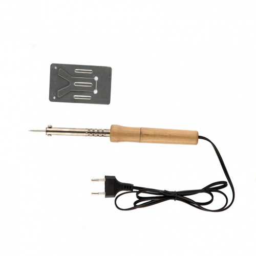 Паяльник с ручкой из дерева, 30 Вт, 220 В Sparta по ценам производителя в Челябинске с доставкой по всей России