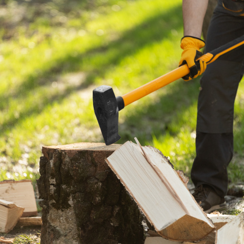 Колун-кувалда 4000 г, кованая, фибергласовая  рукоятка c TPR покрытием, 880 мм Denzel по ценам производителя в Челябинске с доставкой по всей России