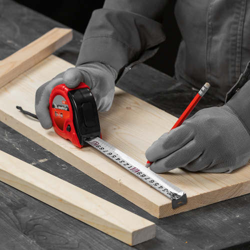 Рулетка Rubber,7,5 м х 25 мм,обрезиненный корпус Matrix по ценам производителя в Челябинске с доставкой по всей России