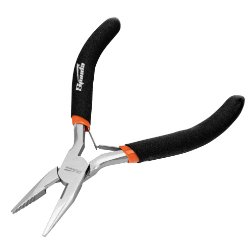 Длинногубцы прямые Mini, 130 мм, никелированные, авторазжим Sparta по ценам производителя в Челябинске с доставкой по всей России