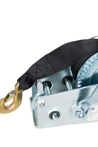 Лебедка ручная TOR ЛФ-2500 (FD) г/п 1,0 т длина ленты 10 м по ценам производителя в Челябинске с доставкой по всей России