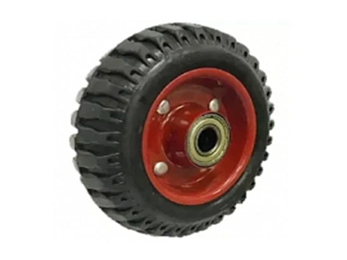 Колесо литое резиновое 160 мм PP160 с протектором, без кронштейна по ценам производителя в Челябинске с доставкой по всей России