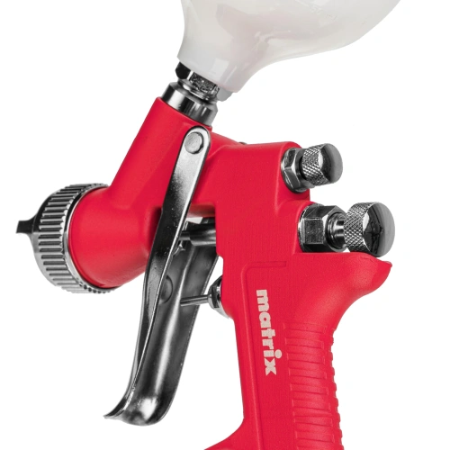 Краскораспылитель HP пневмат. с верхним бачком V= 0,6 л, сопло диаметром 1.7 мм Matrix по ценам производителя в Челябинске с доставкой по всей России