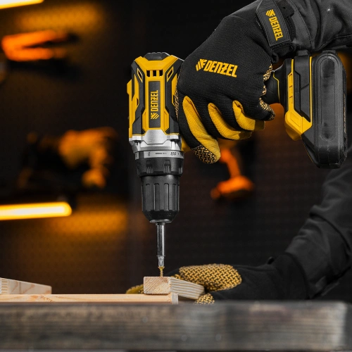 Дрель-шуруповерт аккумуляторная, бесщет. BLDL-18-0 Li-Ion, 18 В Denzel по ценам производителя в Челябинске с доставкой по всей России