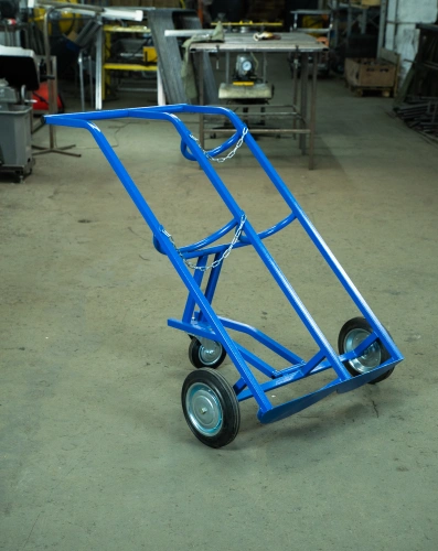 Тележка для баллонов пропан + кислород TOR ТГК-П, 2 баллона (250 резина + 160 поворотное) по ценам производителя в Челябинске с доставкой по всей России